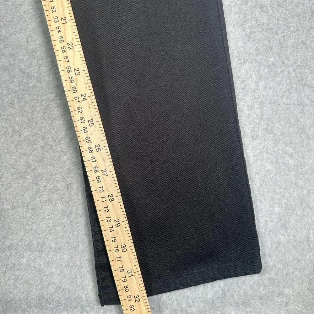Vince Men's Pants Size 32 Black Slim 5-Pocket Stretch Chino - Picture 6 of 8